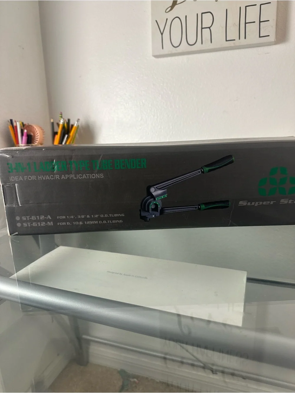 Green & Black 3-in-1 Lever Tube Bender -